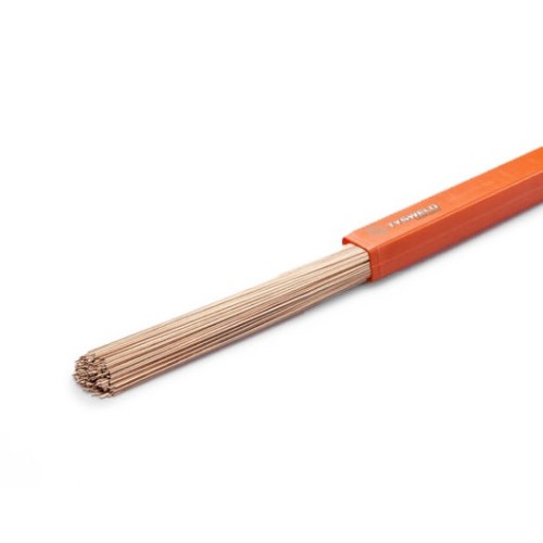 Pręty spawalnicze TIG do miedzi CuSi3 2,4 mm 5 kg TYSWELD TCU3W