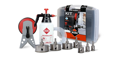 Zestaw otwornic EASY GRES PLUS Rubi / 7 elementów