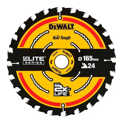 Tarcza pilarska 165x20mm 24Z DeWalt ELITE DT10400