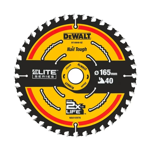 Tarcza pilarska 165x20mm 40Z DeWalt EXTREME DT10640