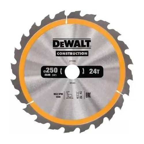 Tarcza pilarska 250x30mm 24Z DeWalt DT1956