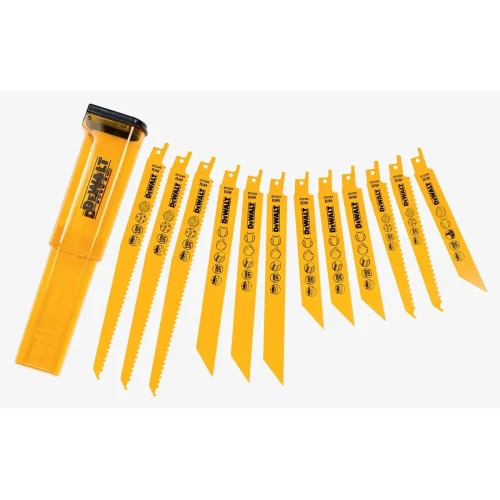 Zestaw brzeszczotów uniwersalnych do pił szablastych DeWalt DT2445 / 12 sztuk