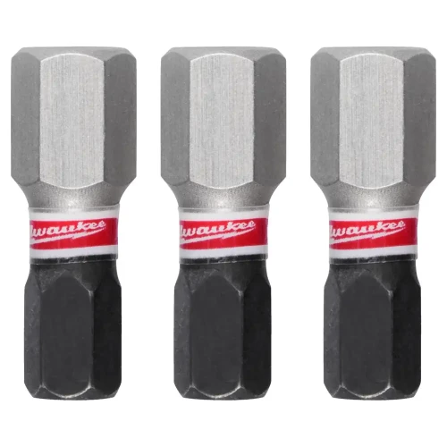 Komplet bitów udarowych HEX 8mm Milwaukee SHOCKWAVE IMPACT DUTY / 3 sztuki - 4932500383