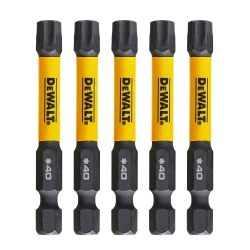 Komplet bitów T40 z ogranicznikiem DeWalt DT7399T / 5 sztuk