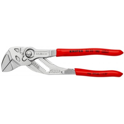 Szczypce nastawne 180mm Nikl. PCV Knipex