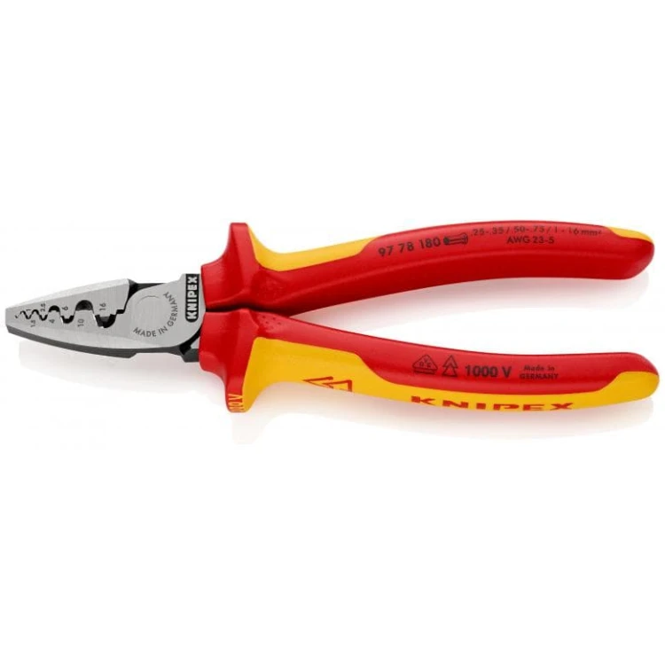 Szczypce do tulejek 0,25-16mm Knipex
