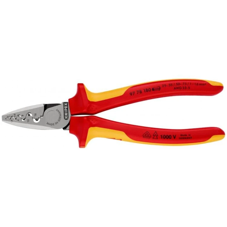 Szczypce do tulejek 0,25-16mm Knipex