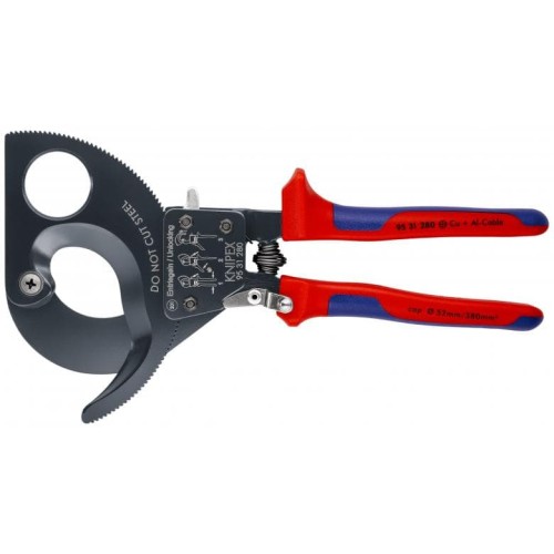 Nożyce zapadkowe do kabli Knipex 280mm