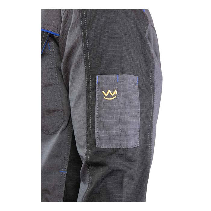 Bluza robocza Polstar SevenK TOPAZ stal - rozmiar S