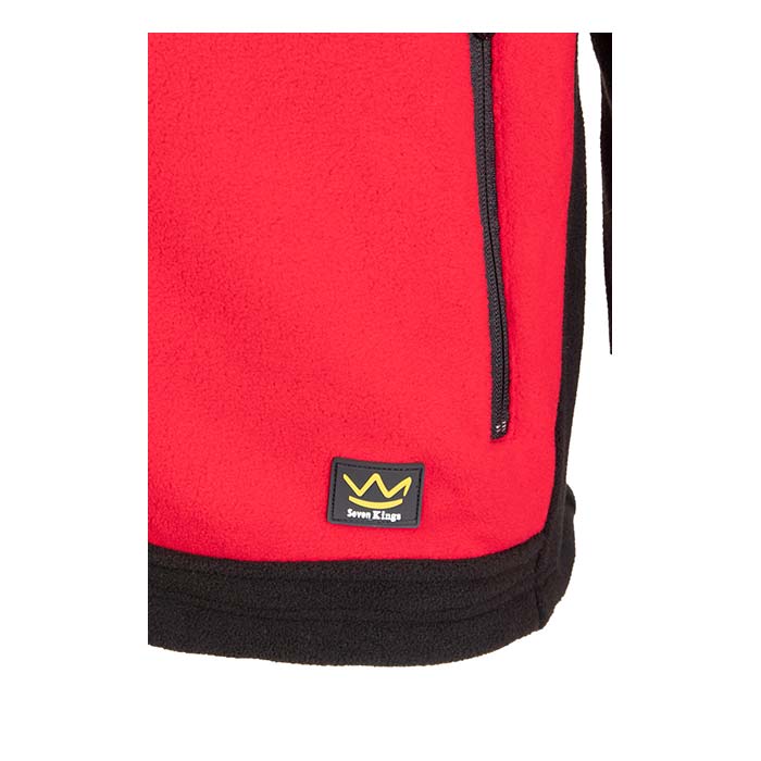 Polar bluza czerwony Polstar SevenK RUBIN - rozmiar  S