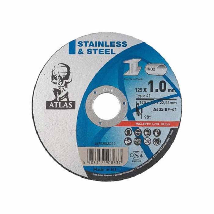 Tarcza do metalu 125x1.0mm Norton ATLAS A60S