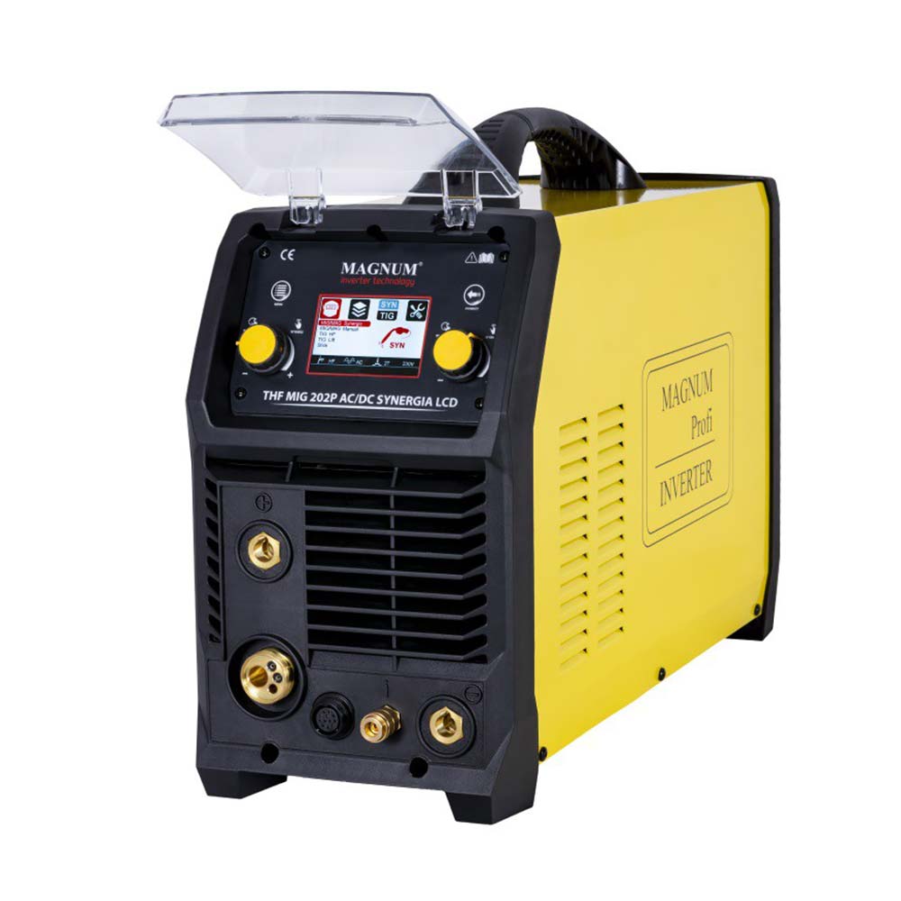 Spawarka inwertorowa TIG Magnum THF 202 LCD AC/DC SYNERGIA + MIG [230V]