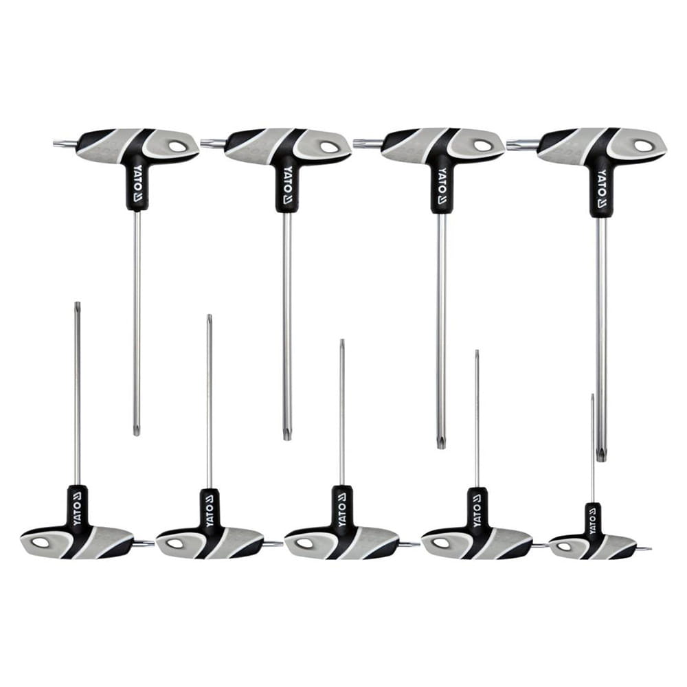 Zestaw kluczy trzpieniowych TORX z rękojeścią Yato YT-05615 / 9 elementów