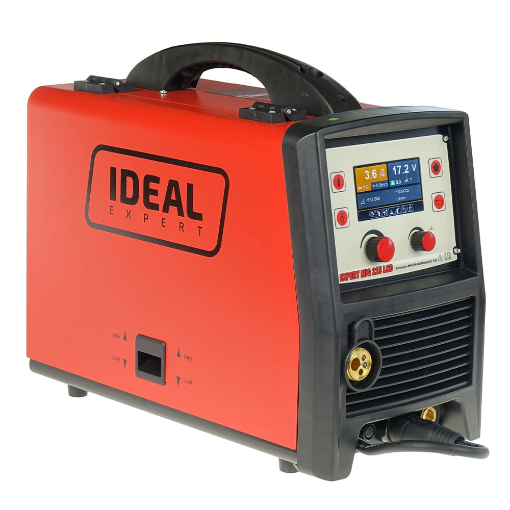 Spawarka inwertorowa MIG/MAG Ideal Professional EXPERT MIG 215 SYNERGIC LCD ALU + MMA/TIG [230V]