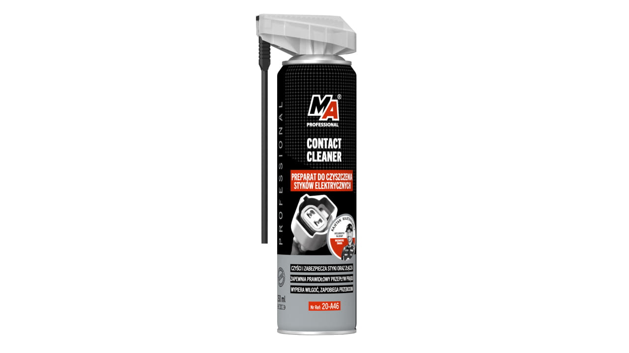 Contact Cleaner Preparat do Czyszczenia Styków Elektrycznych 250ml - Aplikator MA PROFESSIONAL - 20-A46