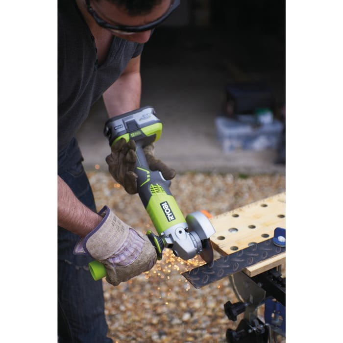 Szlifierka kątowa 115mm Ryobi ONE+ R18AG-0 AKU 18V (bez aku)