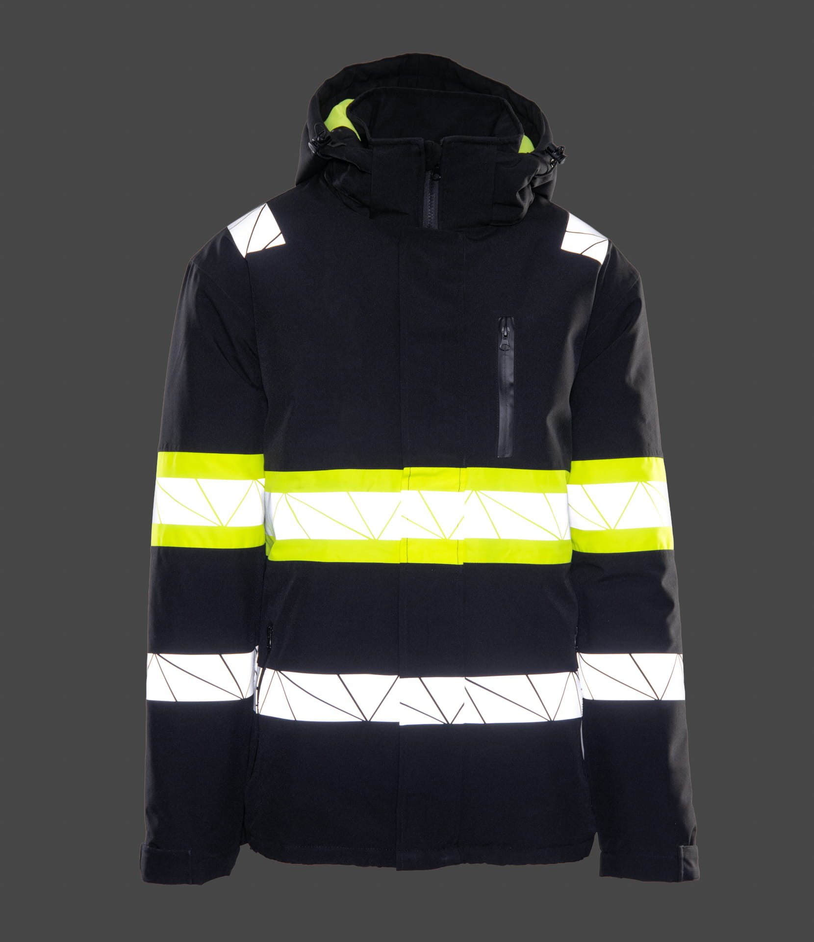 Kurtka Polstar SEVEN KINGS ECO RIVAL kolor czarny żółty - ORKE,4.jpg