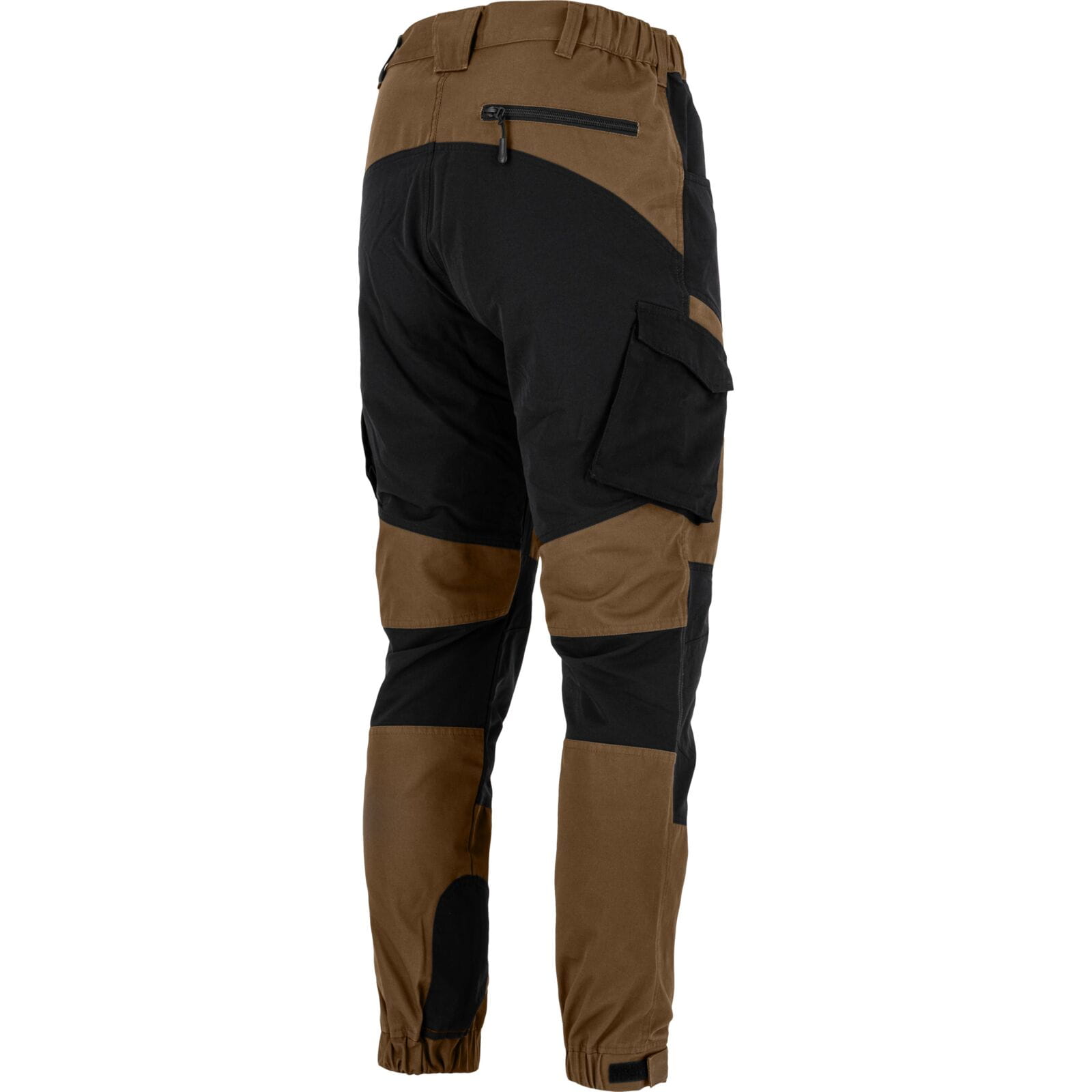Spodnie z elementami stretch brązowo-czarne Lahti Pro L40557,7.jpg