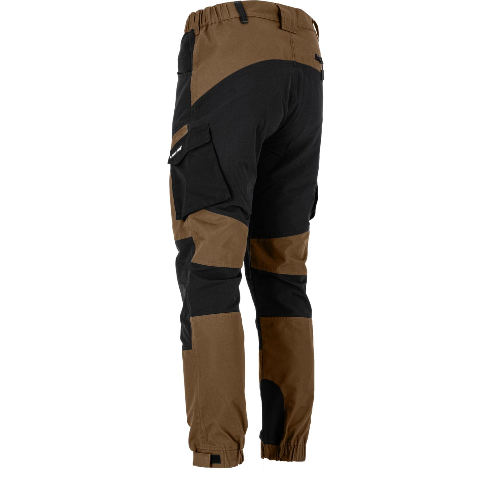 Spodnie z elementami stretch brązowo-czarne Lahti Pro L40557,5.jpg