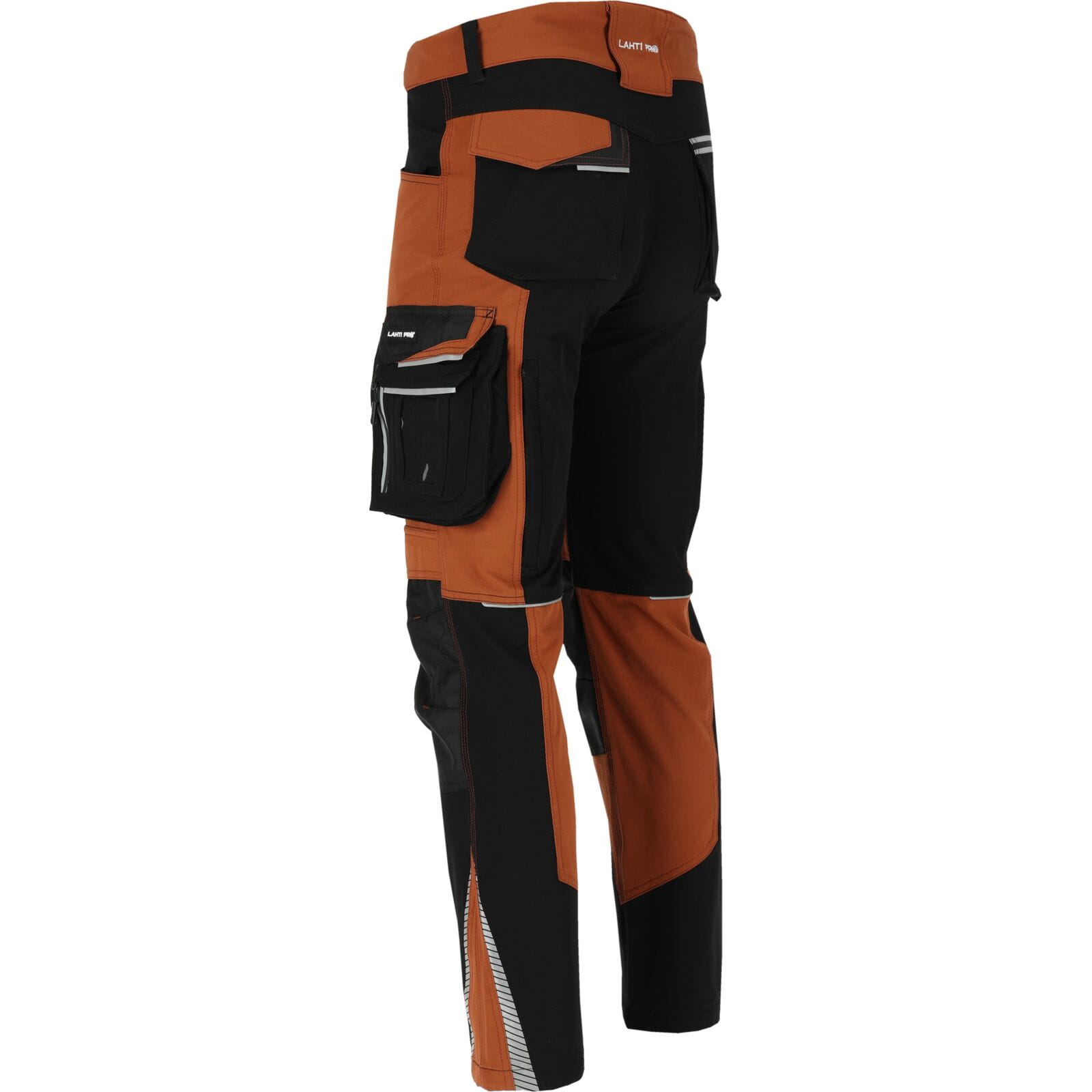Spodnie stretch brązowo-czarne Lahti Pro L40545,3.jpg