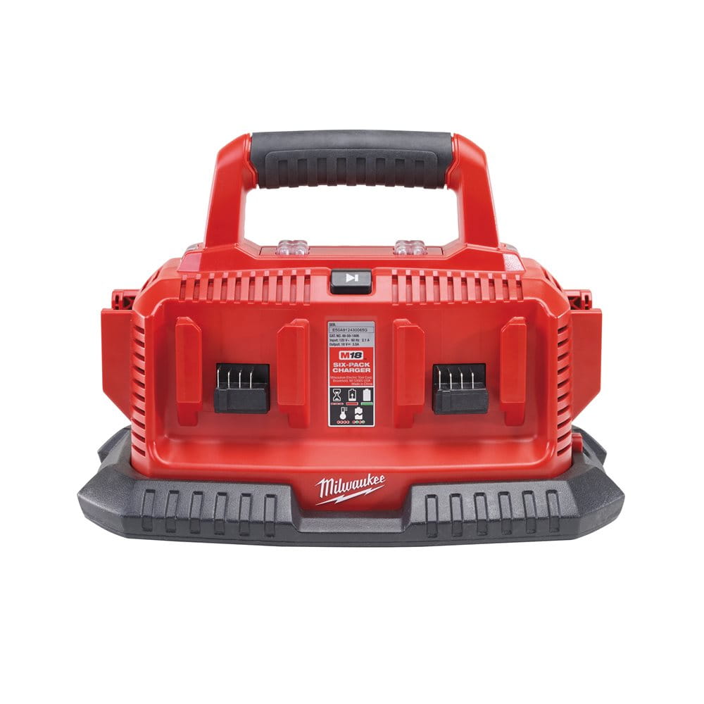 Ładowarka multi napięciowa Milwaukee M1418 C6 (6 portów ładowania) - 4932430086