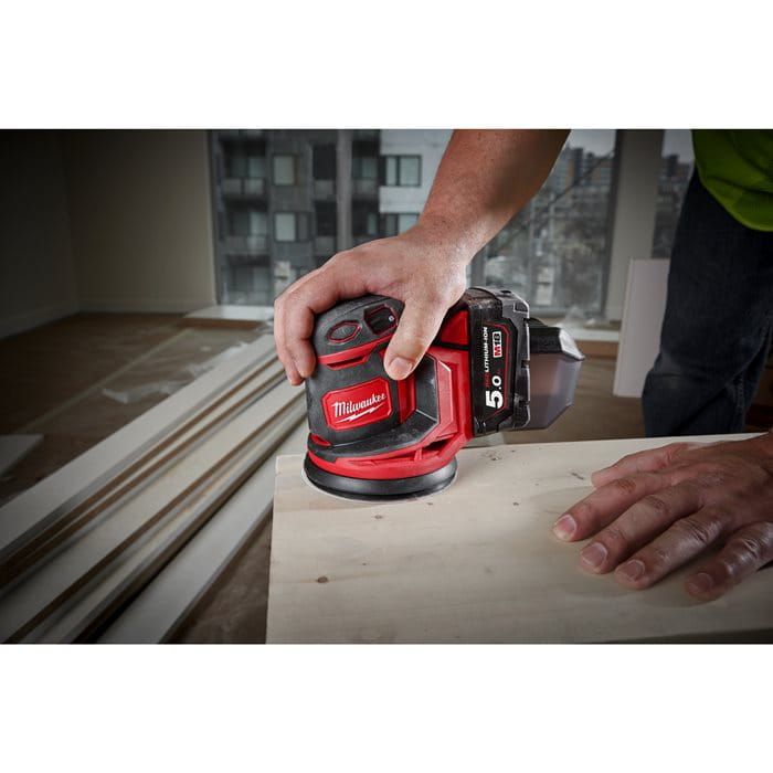 Szlifierka mimośrodowa 125mm Milwaukee M18 BOS125-0 AKU 18V (bez aku) - 4933464228