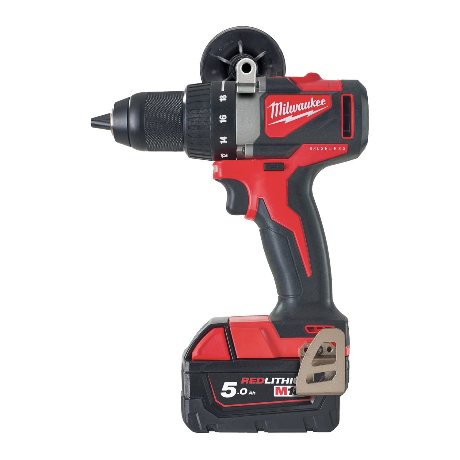 Wiertarko-wkrętarka Milwaukee M18 BLDD-502X AKU 18V (2x 5.0 Ah) - 4933464515