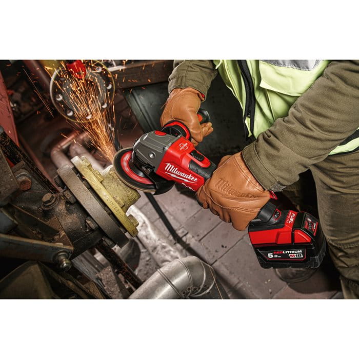 Szlifierka kątowa 125mm Milwaukee M18 FSAGV125XB-0X AKU 18V (bez aku) - 4933478436
