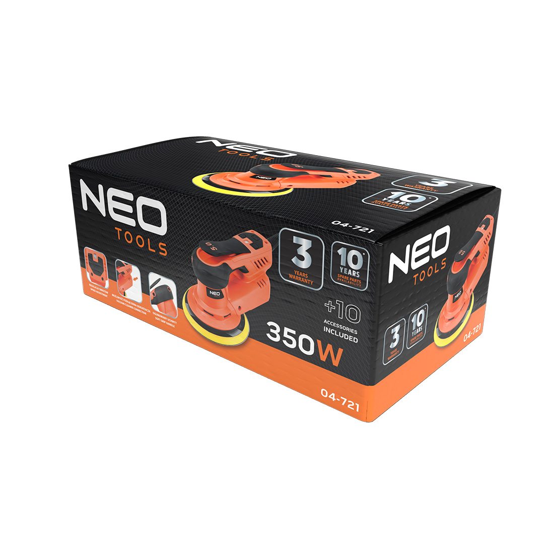 Szlifierka mimośrodowa 150mm 350W Neo Tools 04-721 [230V]