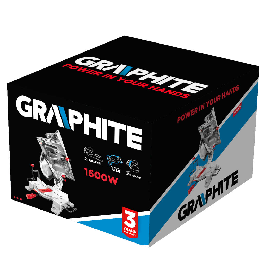 Pilarka uniwersalna 254mm 1600W Graphite 59G801 [230V]